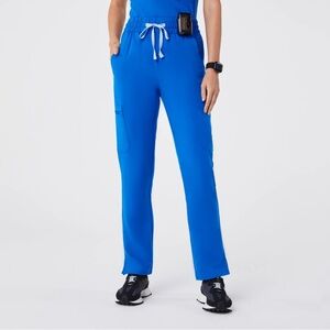 Figs Women's Royal Blue Drawstring Scrub Pants